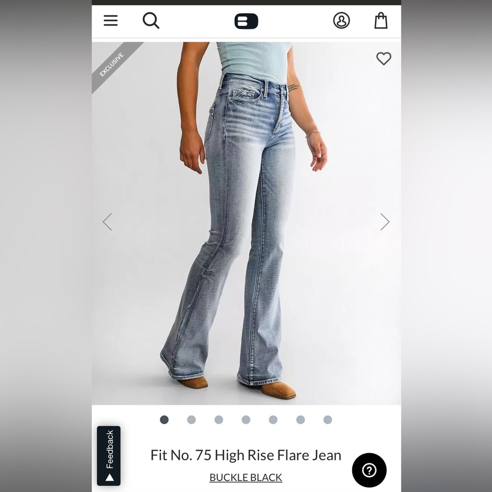Buckle black brand jeans
